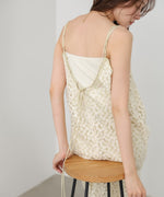 刺繍フラワーキャミワンピース