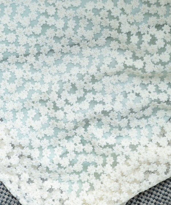 刺繍フラワーキャミワンピース