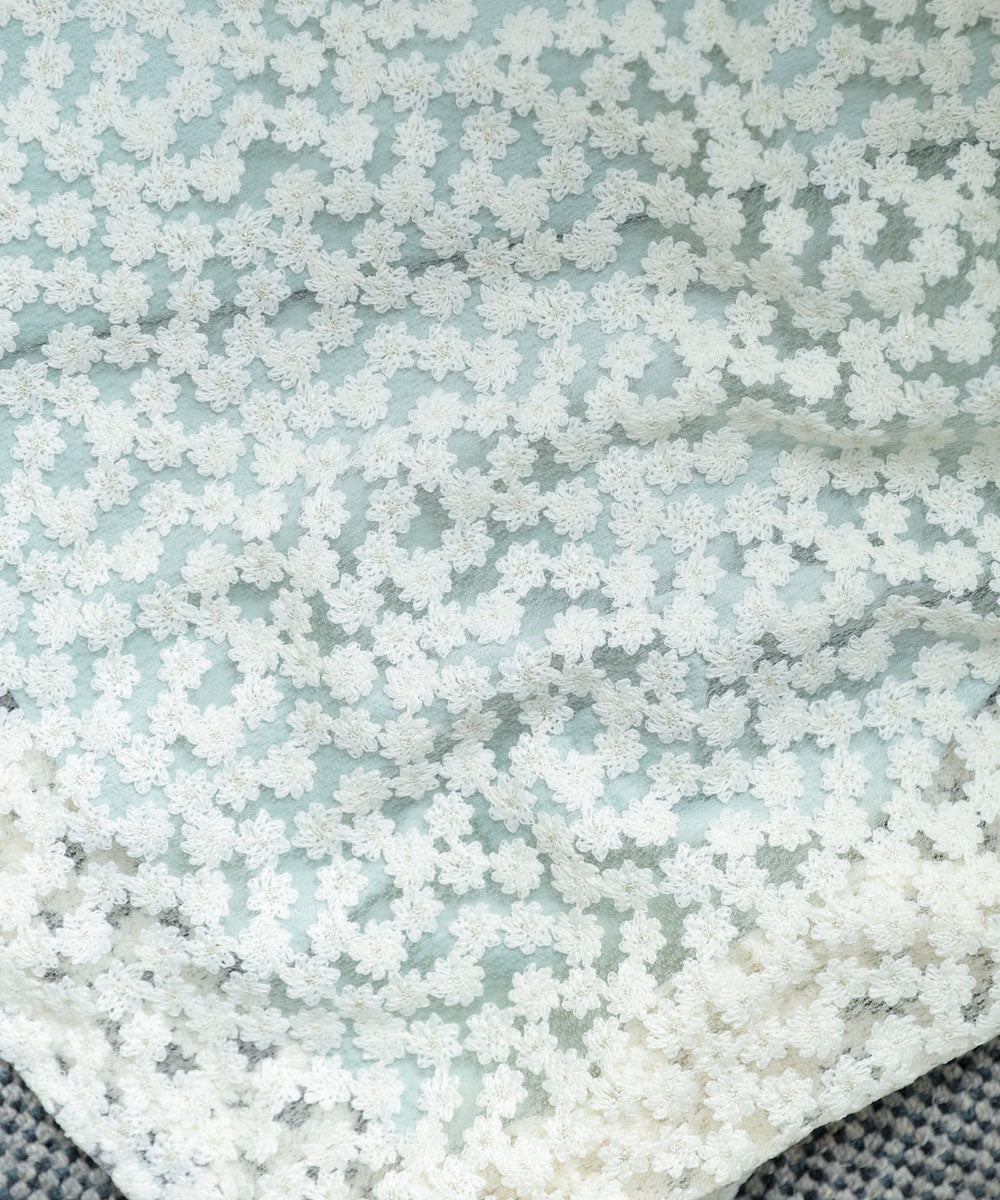 刺繍フラワーキャミワンピース