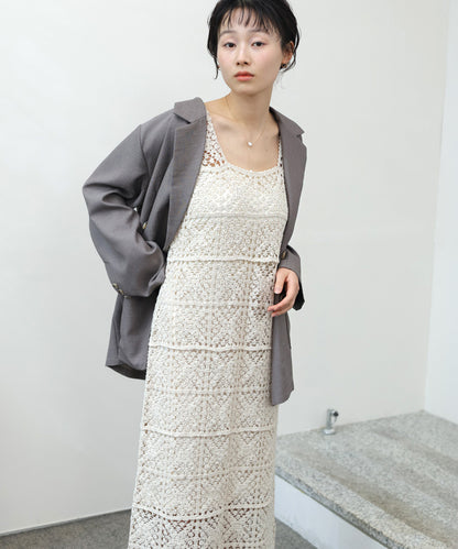 クロシェロングワンピース