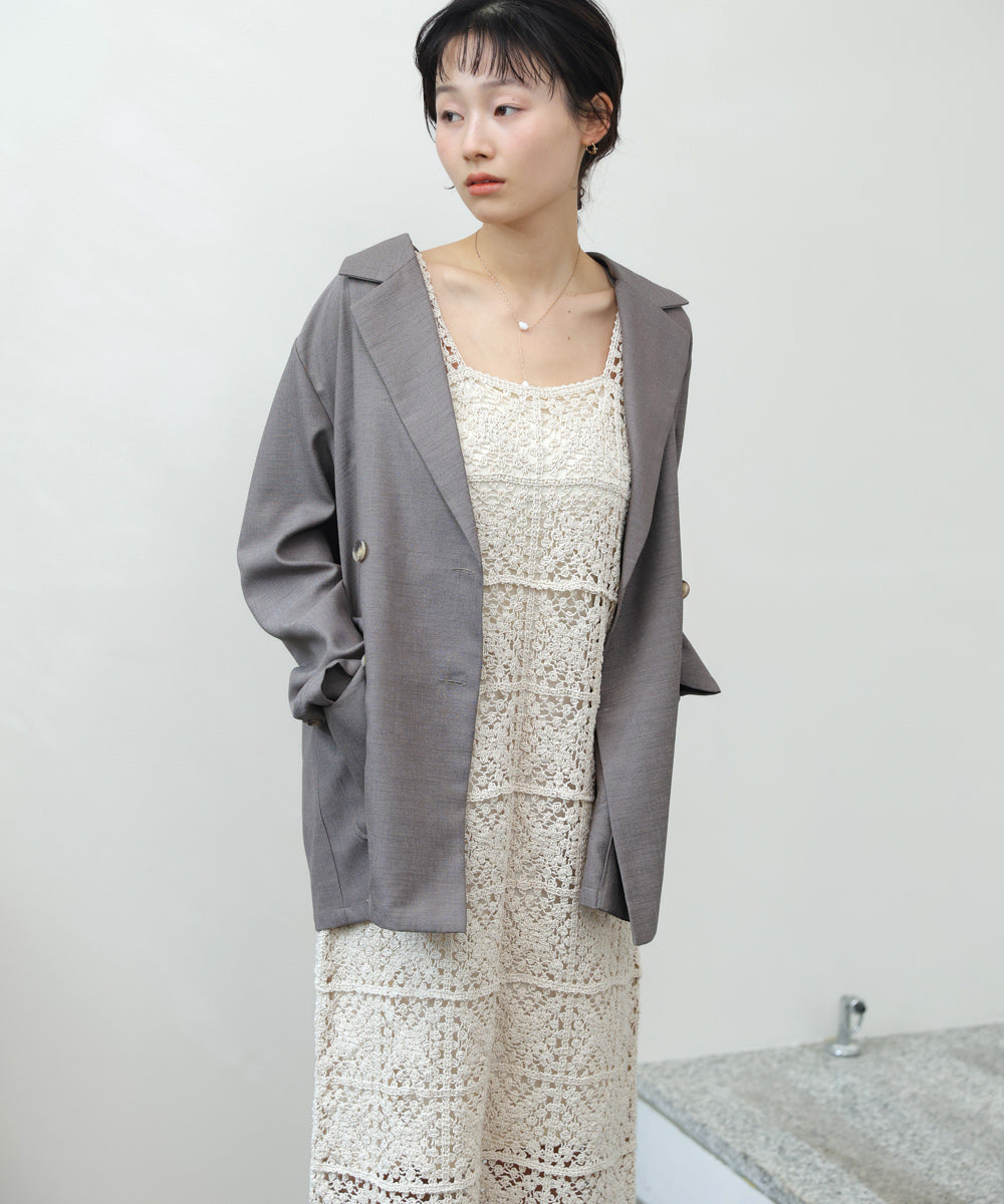 クロシェロングワンピース