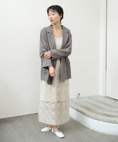 クロシェロングワンピース