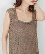 クロシェロングワンピース