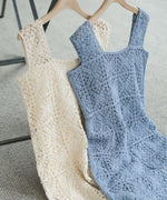 クロシェロングワンピース