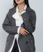 【スリーピース対応】裾フリルダブルジャケット【入卒にもおすすめ】