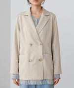 【スリーピース対応】裾フリルダブルジャケット【入卒にもおすすめ】