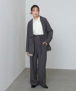 【スリーピース対応】裾フリルダブルジャケット【入卒にもおすすめ】