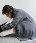 【スリーピース対応】裾フリルダブルジャケット【入卒にもおすすめ】