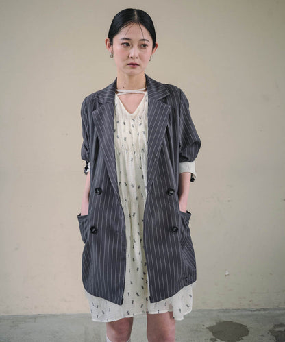 【スリーピース対応】裾フリルダブルジャケット【入卒にもおすすめ】