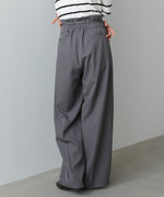 【スリーピース対応】ハイウエストリボン付きストレートパンツ【入卒にもおすすめ】