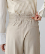 【スリーピース対応】ハイウエストリボン付きストレートパンツ【入卒にもおすすめ】