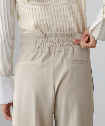 【スリーピース対応】ハイウエストリボン付きストレートパンツ【入卒にもおすすめ】