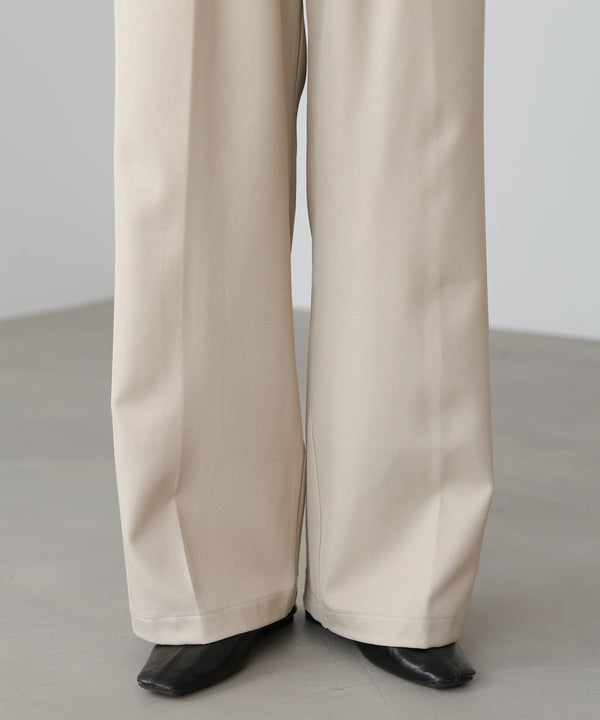 【スリーピース対応】ハイウエストリボン付きストレートパンツ【入卒にもおすすめ】