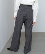 【スリーピース対応】ハイウエストリボン付きストレートパンツ【入卒にもおすすめ】