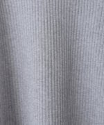 【2026SS】袖配色クルーネックリブニットトップス