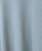 【2026SS】袖配色クルーネックリブニットトップス