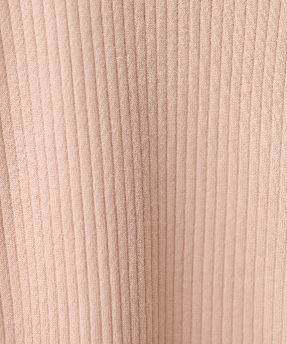 【2026SS】袖ボタンハイネックリブニットトップス