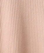 【2026SS】袖ボタンハイネックリブニットトップス