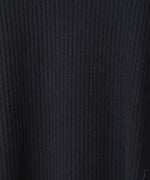 【2026SS】袖ボタンハイネックリブニットトップス