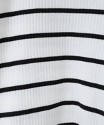 【2026SS】袖ボタンハイネックリブニットトップス