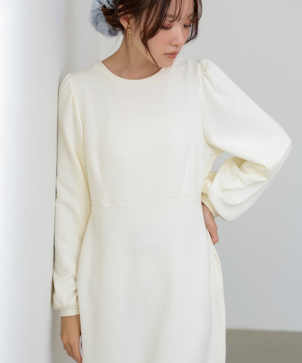 【選べるサイズ展開】ティアードチュールキャミ＋スウェットワンピースSET