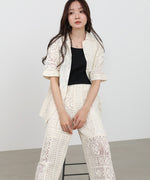 【サイズ展開あり】パッチワークレースパンツ