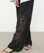 【サイズ展開あり】パッチワークレースパンツ