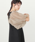 【選べるサイズ展開】袖ボリュームポンチワンピース