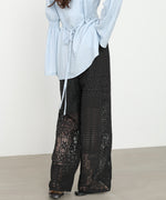 【サイズ展開あり】パッチワークレースパンツ