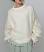 【2026SS】シアーレイヤード裏毛スウェット