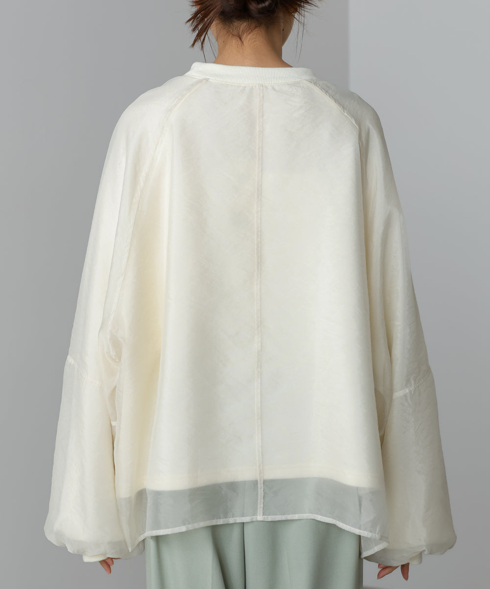 【2026SS】シアーレイヤード裏毛スウェット