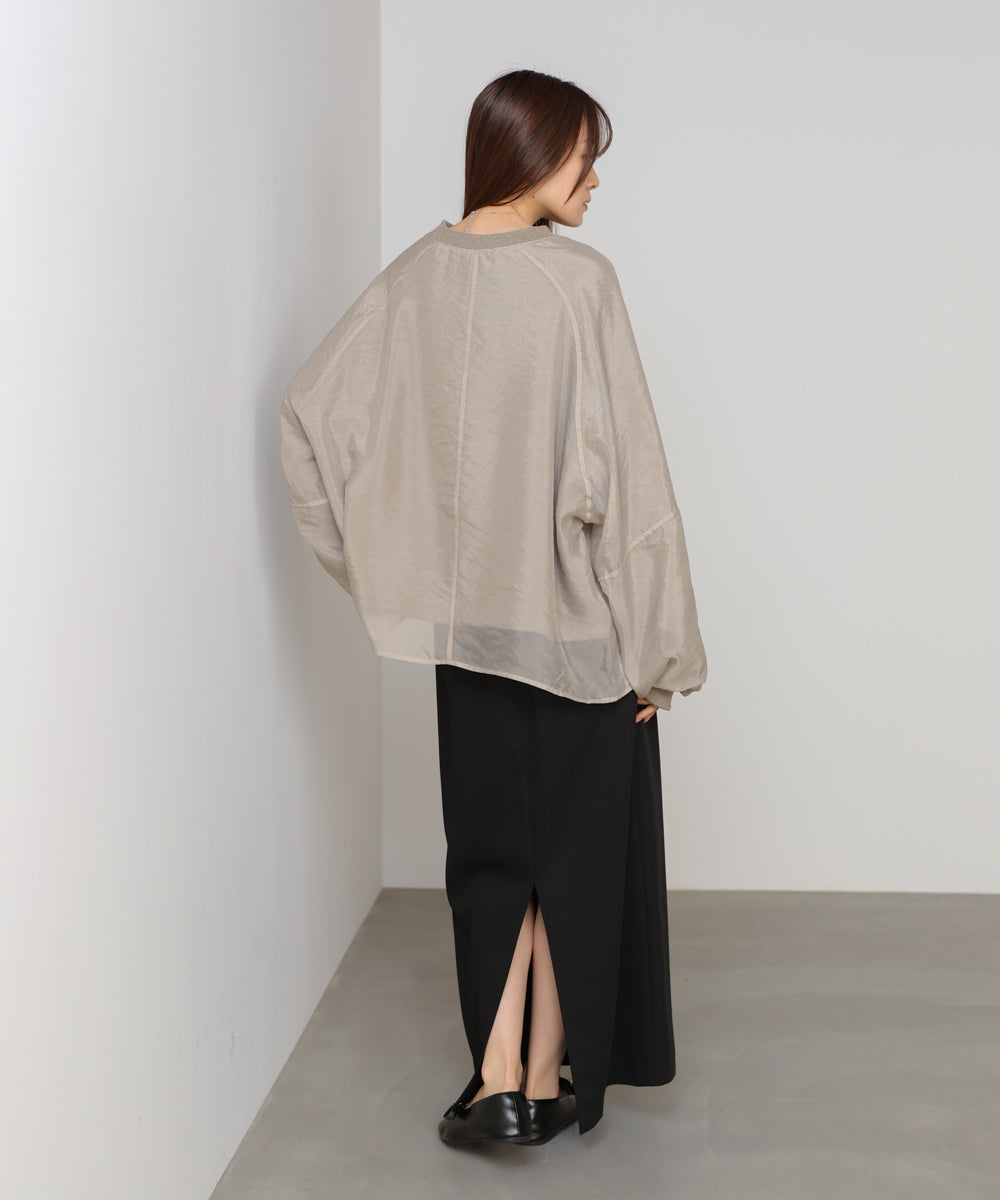 【2026SS】シアーレイヤード裏毛スウェット