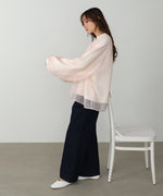 シアーレイヤード裏毛スウェット