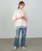 【2026SS】シアーレイヤード裏毛スウェット