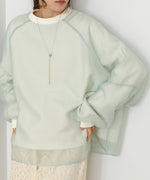 【2026SS】シアーレイヤード裏毛スウェット