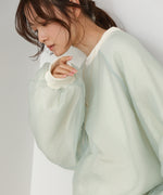 シアーレイヤード裏毛スウェット