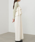 【選べるサイズ/イージーケア】ティアードキャミワンピース【イージージョーゼットシリーズ】