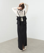 【選べるサイズ/イージーケア】ティアードキャミワンピース【イージージョーゼットシリーズ】