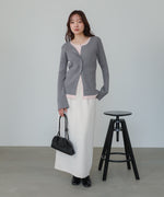 【2026SS】配色レイヤードニットカーディガン