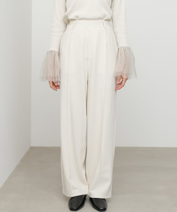 【選べるサイズ/イージーケア】ティアードベスト＋パンツSET【イージージョーゼットシリーズ】