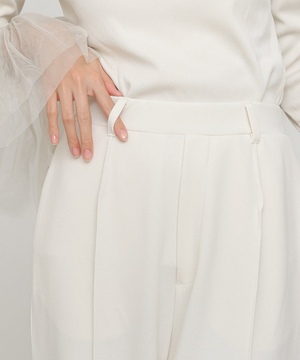 【選べるサイズ/イージーケア】ティアードベスト＋パンツSET【イージージョーゼットシリーズ】