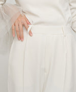 【選べるサイズ/イージーケア】ティアードベスト＋パンツSET【イージージョーゼットシリーズ】