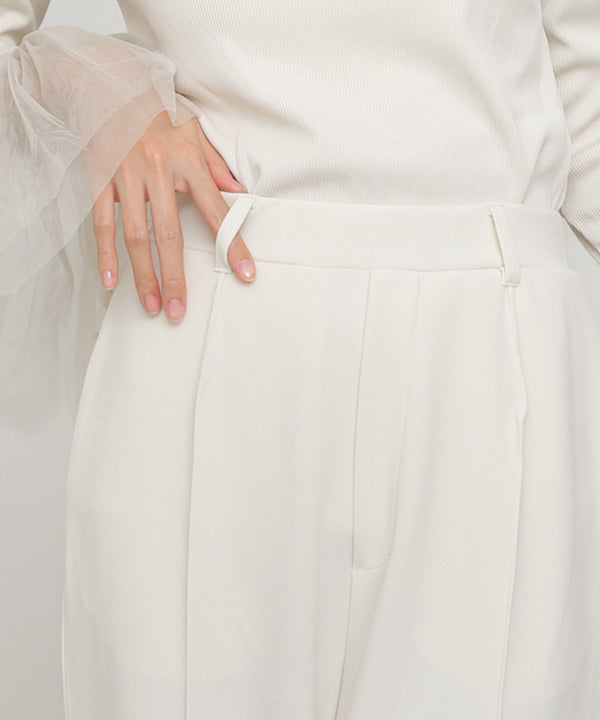 【選べるサイズ/イージーケア】ティアードベスト＋パンツSET【イージージョーゼットシリーズ】