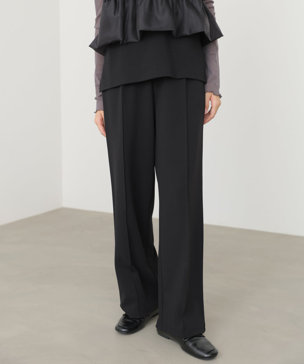 【選べるサイズ/イージーケア】ティアードベスト＋パンツSET【イージージョーゼットシリーズ】