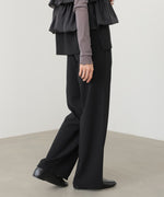 【選べるサイズ/イージーケア】ティアードベスト＋パンツSET【イージージョーゼットシリーズ】