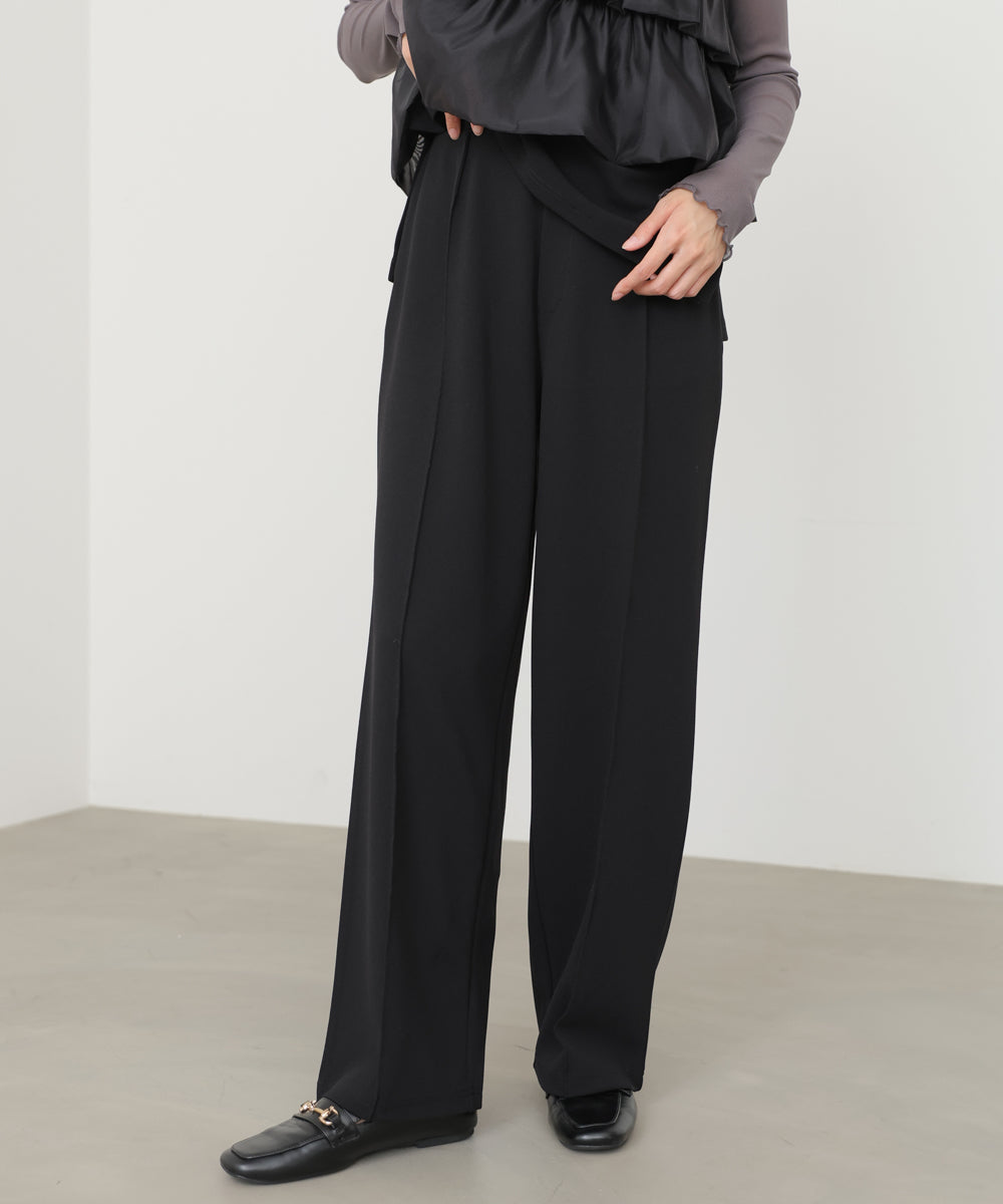 【選べるサイズ/イージーケア】ティアードベスト＋パンツSET【イージージョーゼットシリーズ】