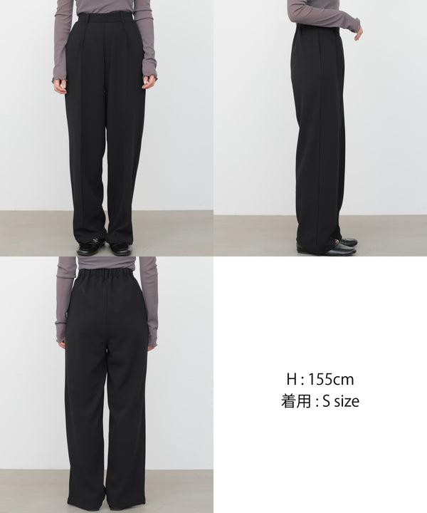 【選べるサイズ/イージーケア】ティアードベスト＋パンツSET【イージージョーゼットシリーズ】