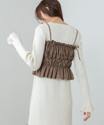 【選べるサイズ展開】ビスチェSETニットワンピース