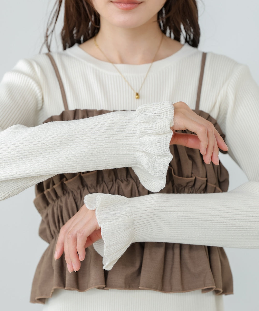 【選べるサイズ展開】ビスチェSETニットワンピース