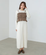 【選べるサイズ展開】ビスチェSETニットワンピース